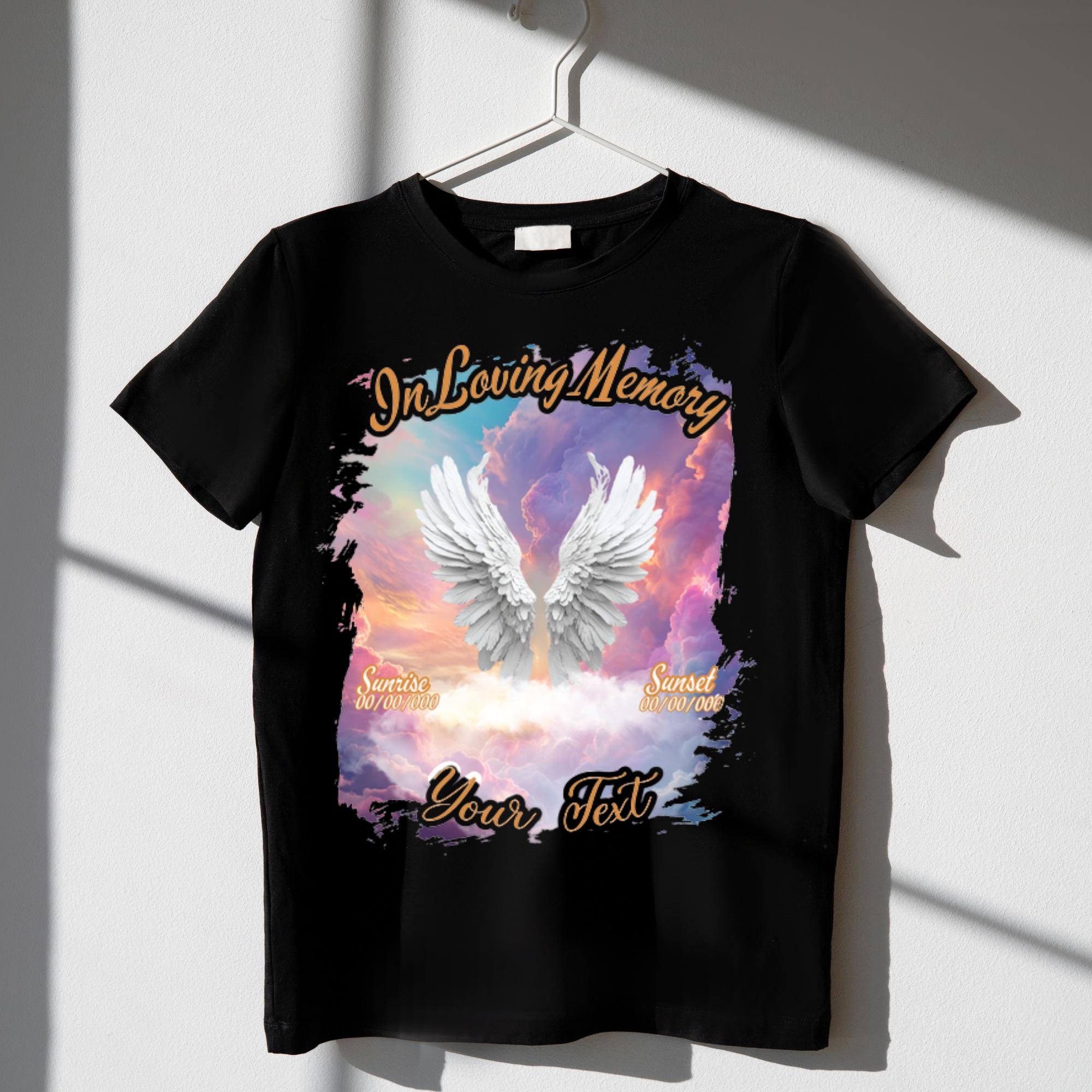 33 Memorial T Shirt Canva Editable Templates, Editable In Loving Memory Designs, Memorial Canva Template, Funeral & Celebration of Life - Editable Memorial Canva Template