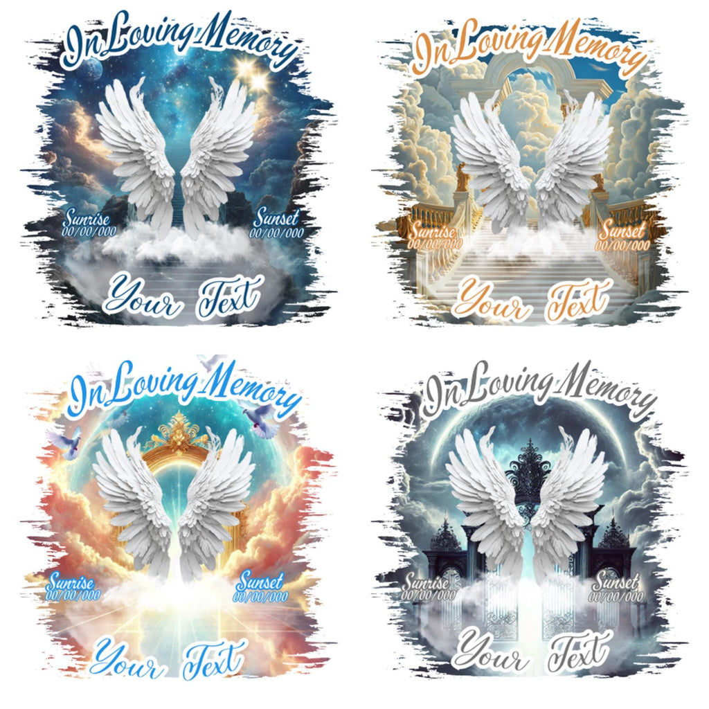 33 Memorial T Shirt Canva Editable Templates, Editable In Loving Memory Designs, Memorial Canva Template, Funeral & Celebration of Life - Editable Memorial Canva Template
