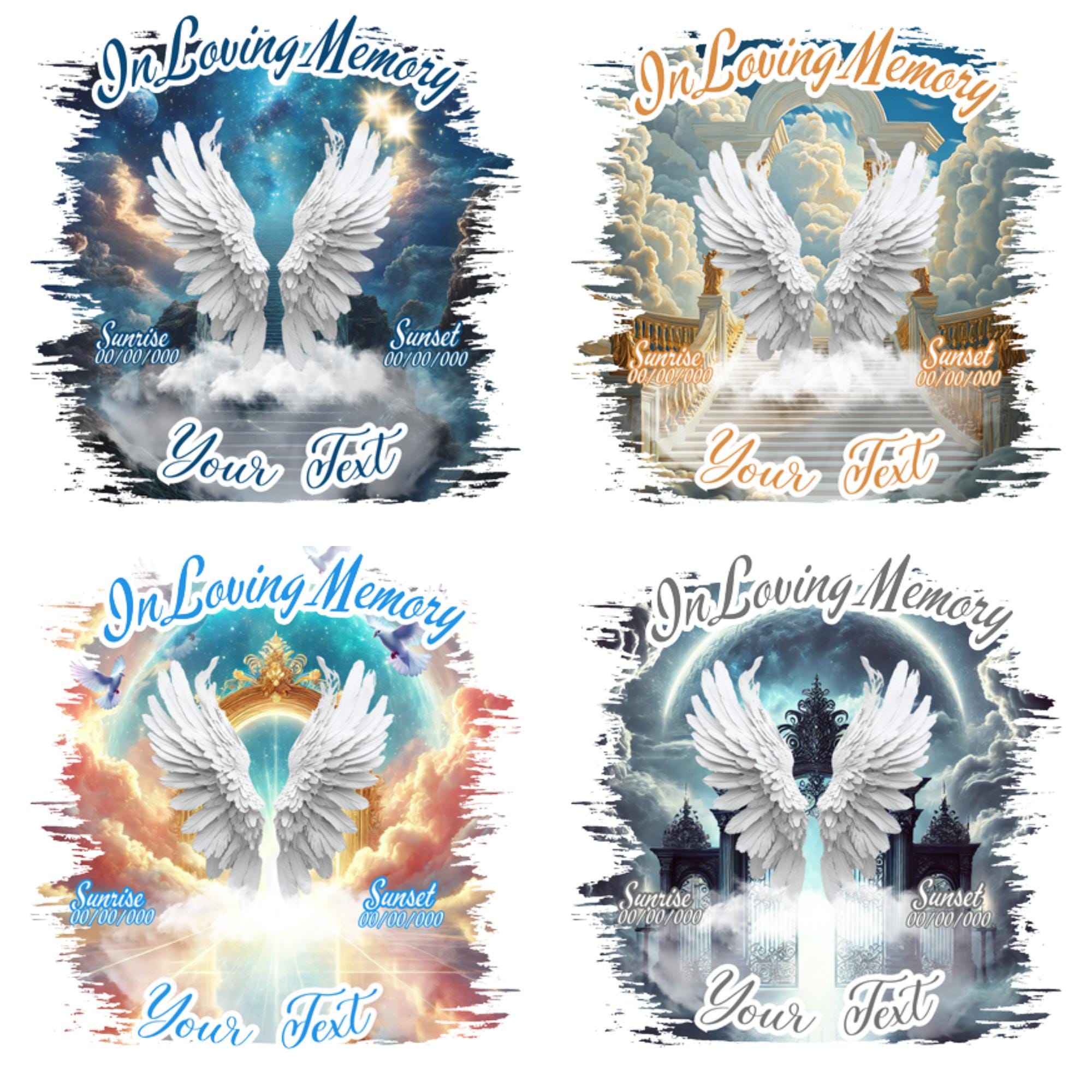 33 Memorial T Shirt Canva Editable Templates, Editable In Loving Memory Designs, Memorial Canva Template, Funeral & Celebration of Life - Editable Memorial Canva Template
