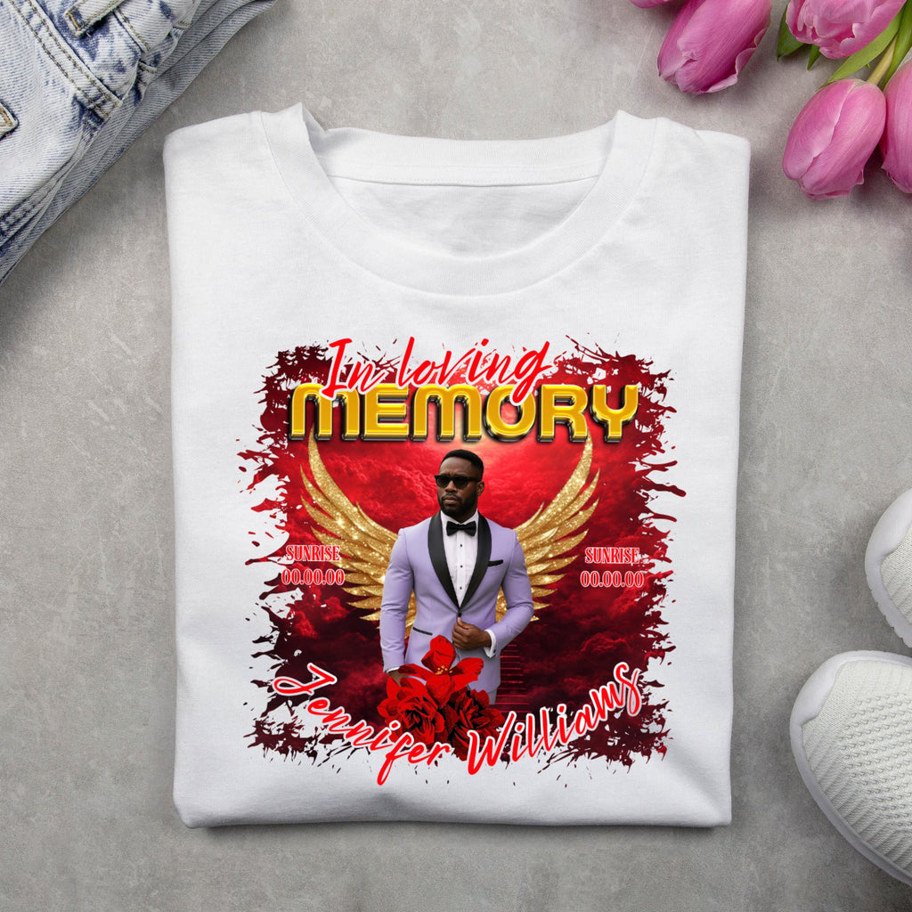 11 In Loving Memory T Shirt Canva Editable Templates, In Loving Memory Templates, Memorial Canva Template, Funeral & Celebration of Life - Editable Memorial Canva Template