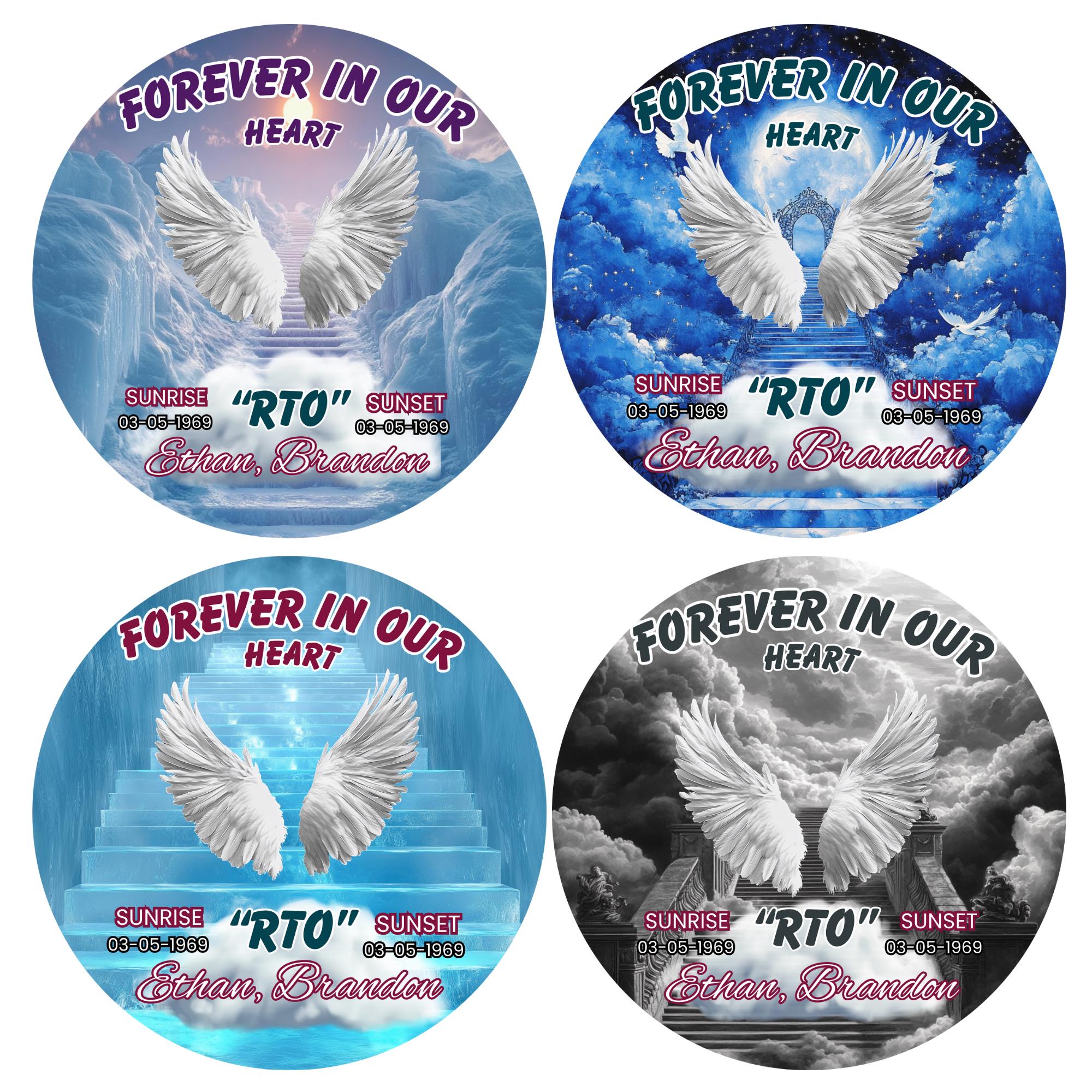 50 Memorial Pin Button Canva Editable Templates, Funeral Button Favors, RIP Templates, Memorial Pin Button Canva Designs, Digital Download - Editable Memorial Canva Template