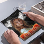 8 Pages Memorial Funeral Program Edtiable Template, In Loving Memory Black Canva Template, Obituary Celebration Of Life Program - Editable Memorial Canva Template