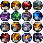 25 In Loving Memory Pin Button Canva Editable Templates, Memorial Pin Button Canva Designs, Funeral Button Favors, Digital Download - Editable Memorial Canva Template