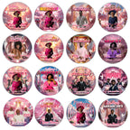 23 In Loving Memory Pink Pin Button Canva Editable Templates, In Loving Memory Templates, Memorial Canva Template, Funeral & Celebration - Editable Memorial Canva Template
