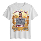 20 In Loving Memory Golden T Shirt Canva Editable Template, Forever In My Heart, Memorial Shirt Canva Template, Rest In Peace Canva Template - Editable Memorial Canva Template
