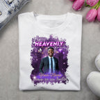 16 Happy Heavenly Purple Birthday Memorial T Shirt Editable Templates, In Loving Memory Editable Templates, Memorial Canva T Shirt Template - Editable Memorial Canva Template
