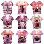 20 In Loving Memory Pink Canva Editable All Over T Shirt Templates, In Loving Memory Template, Rest in Peace, Memorial Editable Shirt Design - Editable Memorial Canva Template
