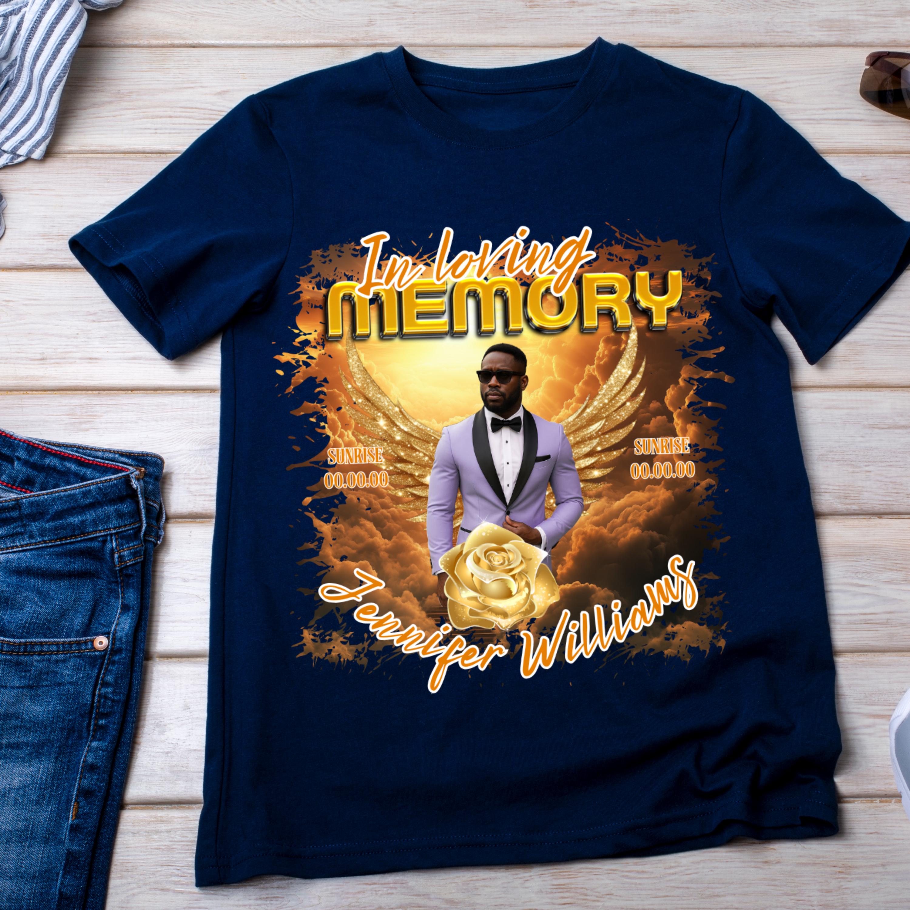 11 In Loving Memory T Shirt Canva Editable Templates, In Loving Memory Templates, Memorial Canva Template, Funeral & Celebration of Life - Editable Memorial Canva Template