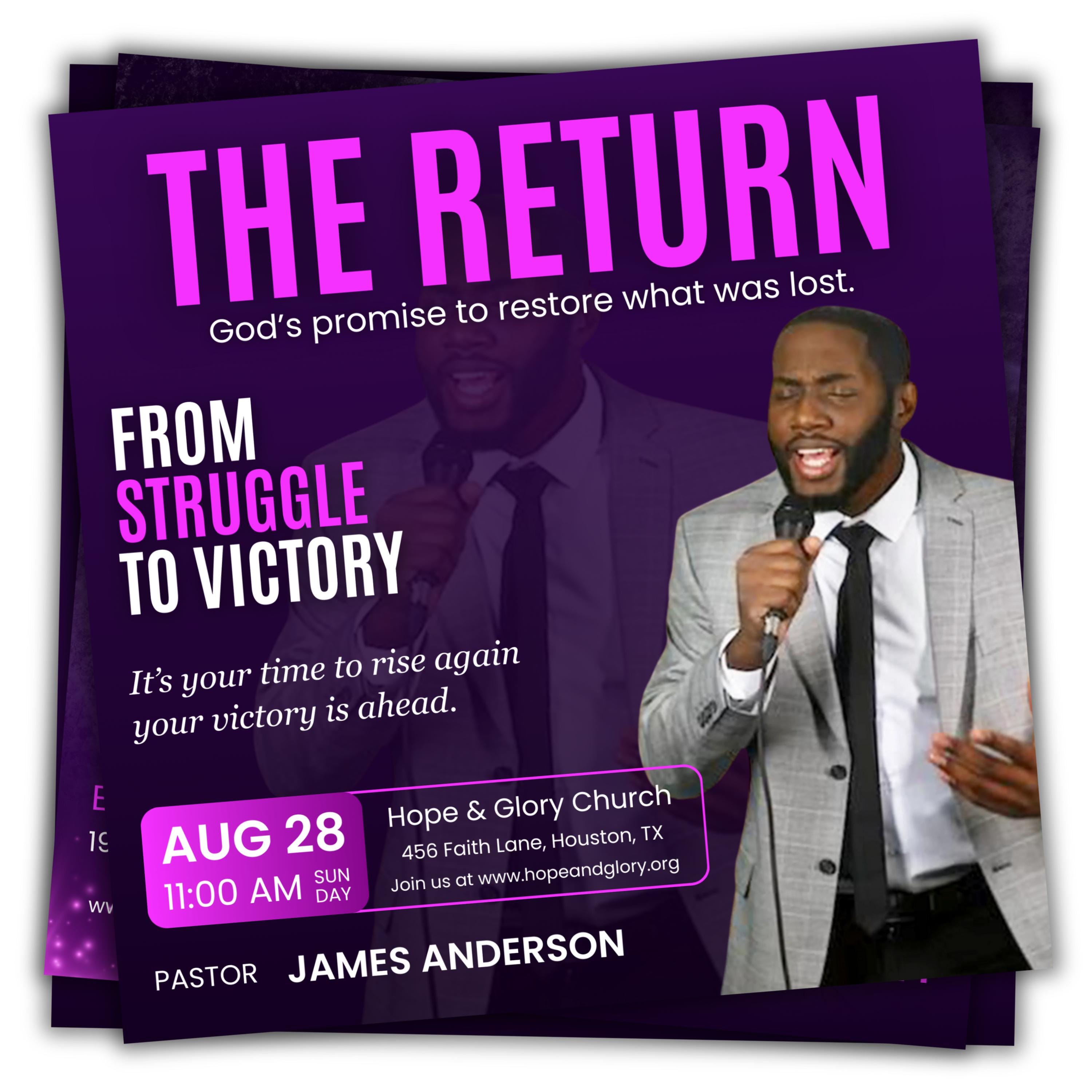 15 Church Worship Flyer Canva Editable Template, Sunday Service Church Flyer, Religious Event Flyer, Praise and Worship, Christian Church - Editable Memorial Canva Template
