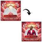 15 Memorial Church Flyer Canva Editable Template, In Loving Memory Flyer, Rest In Piecs Flyer, Funeral Invite Flyer Template - Editable Memorial Canva Template