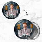 25 In Loving Memory Pin Button Canva Editable Templates, Memorial Pin Button Canva Designs, Funeral Button Favors, Digital Download - Editable Memorial Canva Template
