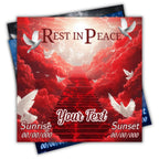 30 Rest In Peace Memorial Editable Templates, In Loving Memory Canva Templates , Funeral & Celebration of Life, Memorial Funeral Templates - Editable Memorial Canva Template