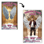 40 In Loving Memory Canva Editable Templates, Memorial Canva Editable Templates, Rest In Peace, Forever In Our Heart Canva Templates - Editable Memorial Canva Template