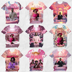 20 In Loving Memory Pink Canva Editable All Over T Shirt Templates, In Loving Memory Template, Rest in Peace, Memorial Editable Shirt Design - Editable Memorial Canva Template