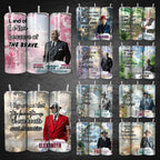 20 In Loving Memory Tumbler Canva Editable Templates, In Loving Memory Template, Memorial Tumbler Canva Template, Funeral Celebration - Editable Memorial Canva Template