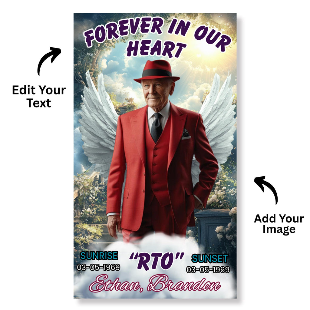 19 In Loving Memory Canva Editable Templates, Memorial Canva Template, Rest In Peace Design, Funeral Celebration of Life, Digital Download - Editable Memorial Canva Template