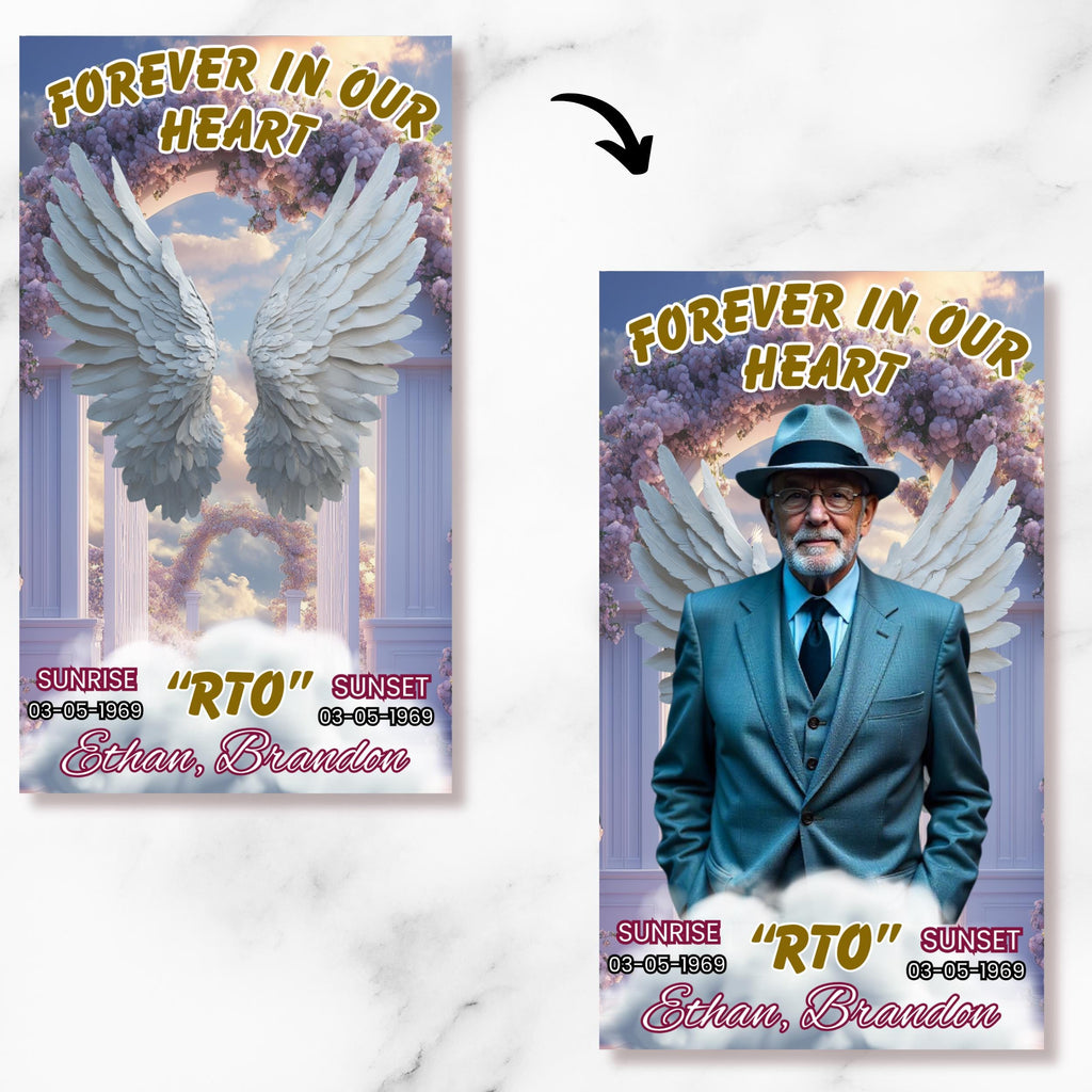 19 In Loving Memory Canva Editable Templates, Memorial Canva Template, Rest In Peace Design, Funeral Celebration of Life, Digital Download - Editable Memorial Canva Template