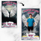 30 Forever In Our Heart Canva Templates, In Loving Memory Canva Editable Templates, Memorial Canva Editable Templates, Rest In Peace - Editable Memorial Canva Template