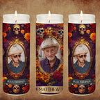 40 Día De Los Muertos Candle Labels Editable Templates, Dia de los Muertos Altar Decor Stickers, Velas Etiquetas, Digital Download - Editable Memorial Canva Template