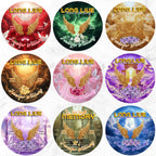 11 Long Live Pin Button Canva Editable Templates, Long Live Pin Button Canva Designs, Funeral T-Shirt Template, Digital Download - Editable Memorial Canva Template