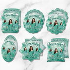 06 Zinc Memorial Paddle Fan Editable Template, In Loving Memory Fan, Celebration of Life Paddle Fan, In Loving Memory Handheld Tribute - Editable Memorial Canva Template