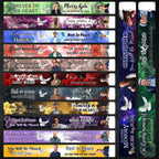 15 In Loving Memory Ribbon Canva Editable Template, Rest in Piece Ribbon Design, Funeral memorial Template, Memorial Ribbon Template - Editable Memorial Canva Template