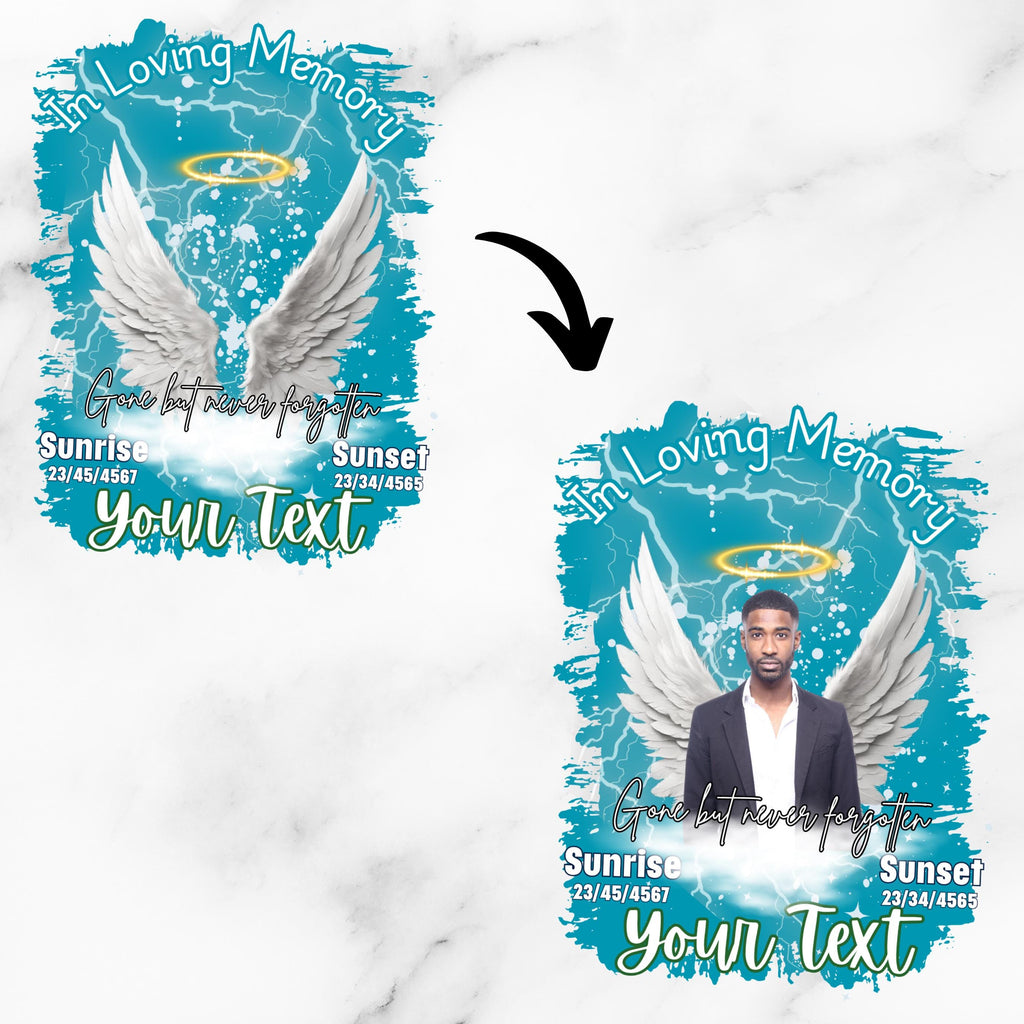 20 In Loving Memory T Shirt Canva Editable Templates, In Loving Memory Templates, Memorial Canva Template, Funeral & Celebration of Life - Editable Memorial Canva Template