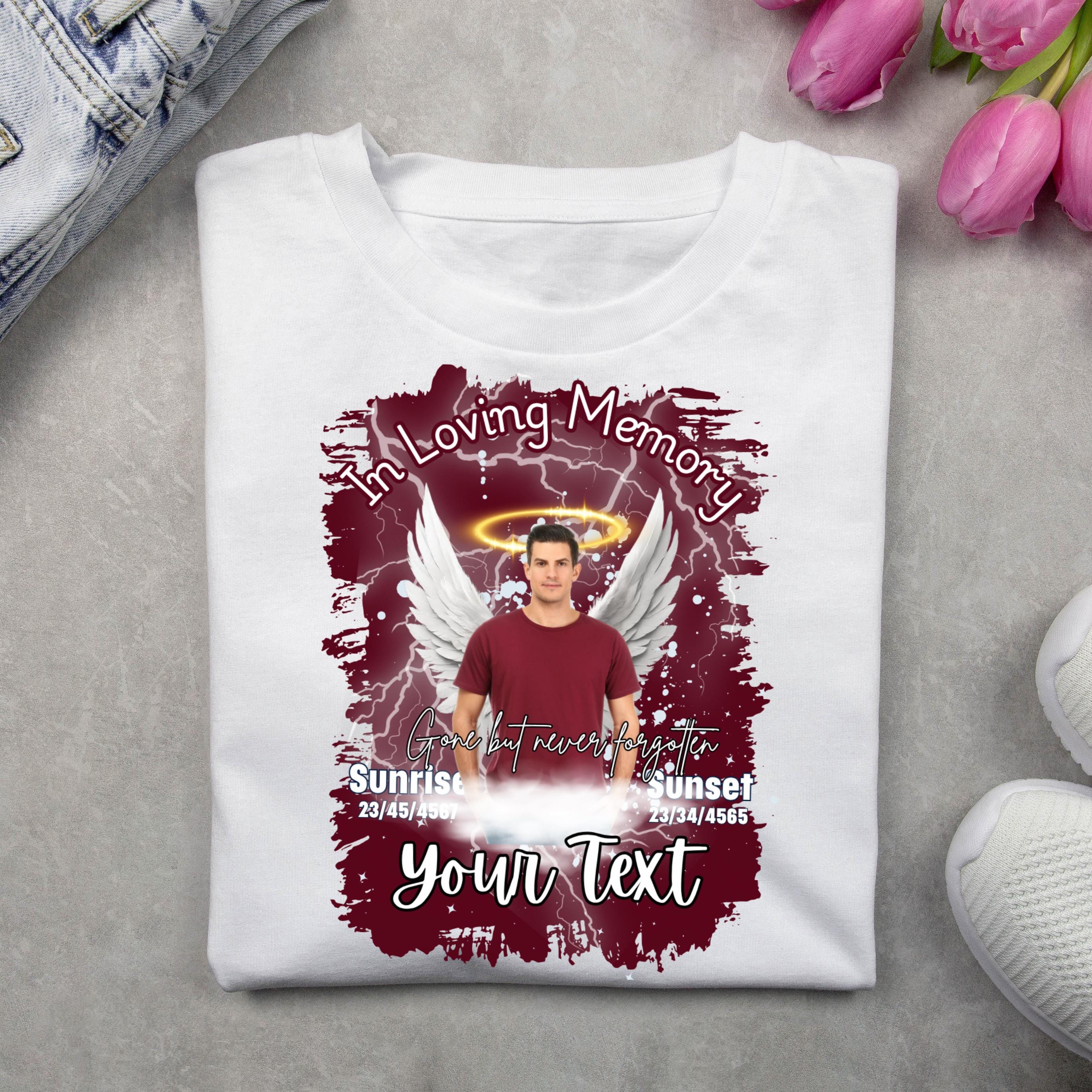 20 In Loving Memory T Shirt Canva Editable Templates, In Loving Memory Templates, Memorial Canva Template, Funeral & Celebration of Life - Editable Memorial Canva Template