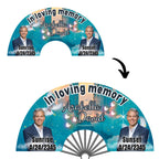 10 In Loving Memory Clack Fan Canva Editable Templates, In Loving Memory Templates, Memorial Canva Template, Funeral Memorial Clack Fan - Editable Memorial Canva Template