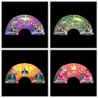 10 In Loving Memory Clack Fan Canva Editable Templates, In Loving Memory Templates, Memorial Canva Template, Funeral Memorial Clack Fan - Editable Memorial Canva Template