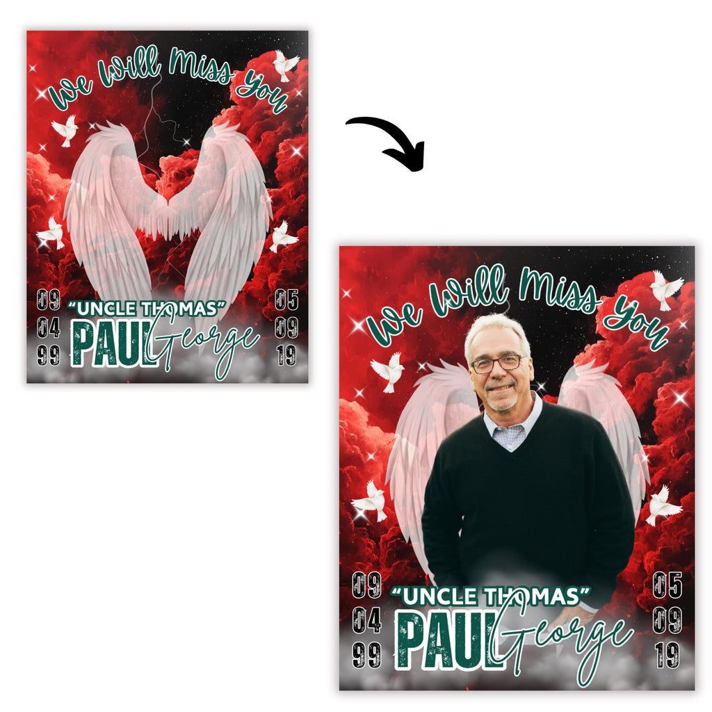 30 In Loving Memory Canva Editable Templates, Memorial Canva Template, Rest In Peace Design, Funeral Celebration of Life, Digital Download - Editable Memorial Canva Template