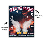 30 In Loving Memory Canva Editable Templates, Memorial Canva Template, Rest In Peace Design, Funeral Celebration of Life, Digital Download - Editable Memorial Canva Template