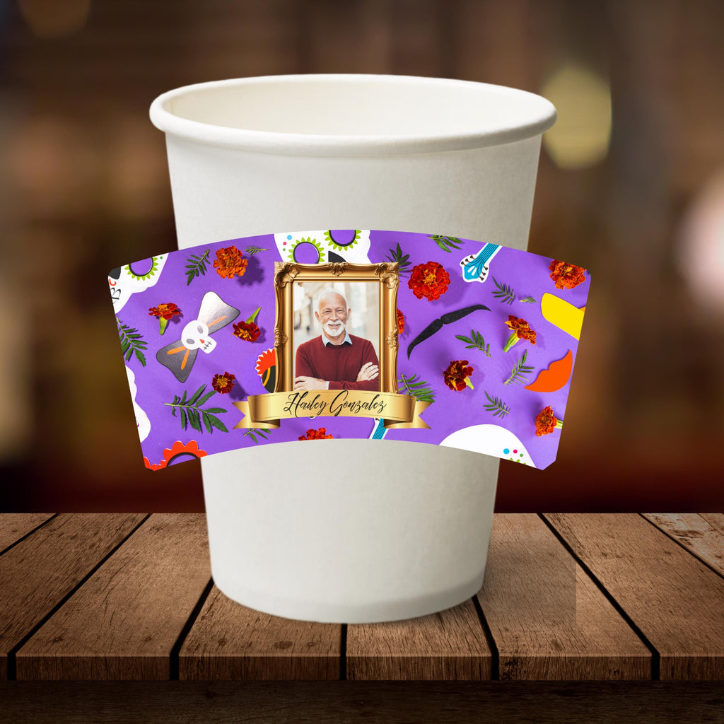 40 Día De Los Muertos Cup Labels Editable Templates, Dia de los Muertos Cup Altar Decor Stickers, Velas Etiquetas, Digital Download - Editable Memorial Canva Template
