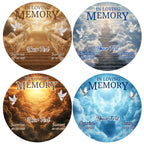 30 In Loving Memory Pin Button Canva Editable Templates, Memorial Pin Button Canva Designs, Rest in Peace Pin Button, Digital Download - Editable Memorial Canva Template