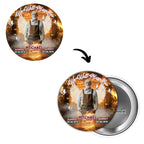 40 In Loving Memory Golden Pin Button Canva Editable Templates, Memorial Pin Button Canva Design, Rest in Peace Pin Button, Digital Download - Editable Memorial Canva Template