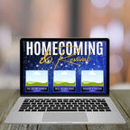 04 Homecoming and Revival Flyer Editable Template, Homecoming Campaign Template, Canva Frame Template, Digital Template, Instant Download - Editable Memorial Canva Template