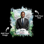 20 Forever In Our Heart T Shirt Canva Editable Templates, In Loving Memory Templates, Memorial Canva Template, Funeral & Celebration of Life - Editable Memorial Canva Template