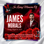 20 Memorial Flyer Canva Template Bundle, Memorial Funeral, in loving memory templates, Funeral Invite Flyer Template, Rest in Peace Flyer - Editable Memorial Canva Template