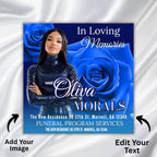 20 Memorial Flyer Canva Template Bundle, Memorial Funeral, in loving memory templates, Funeral Invite Flyer Template, Rest in Peace Flyer - Editable Memorial Canva Template