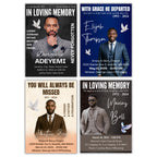 Memorial Funeral Announcement Flyer Canva Template, In Loving Memory Template, The Gateway to Heaven, Rest In Peace Flyer, Digital Download - Editable Memorial Canva Template