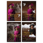 Memorial Funeral Announcement Flyer Canva Template, In Loving Memory Template, Funeral Memorial Template,Rest In Piece Template - Editable Memorial Canva Template