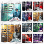 20 In Loving Memory Tumbler Canva Editable Template, Memorial Canva Editable Template, Add your Own Photo Canva Tumbler, Digital Download - Editable Memorial Canva Template