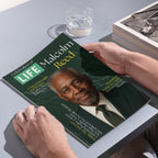 04 Pages Funeral Program Template, Bi-Fold Funeral Program, Obituary Celebration Of Life Program, Digital Download - Editable Memorial Canva Template
