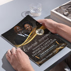 04 Pages Church Anniversary Program Template, Editable Bifold 8.5x11” Design, Church Appreciation Program, Anniversary & Faith Celebration - Editable Memorial Canva Template