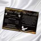 04 Pages Church Anniversary Program Template, Editable Bifold 8.5x11” Design, Church Appreciation Program, Anniversary & Faith Celebration - Editable Memorial Canva Template