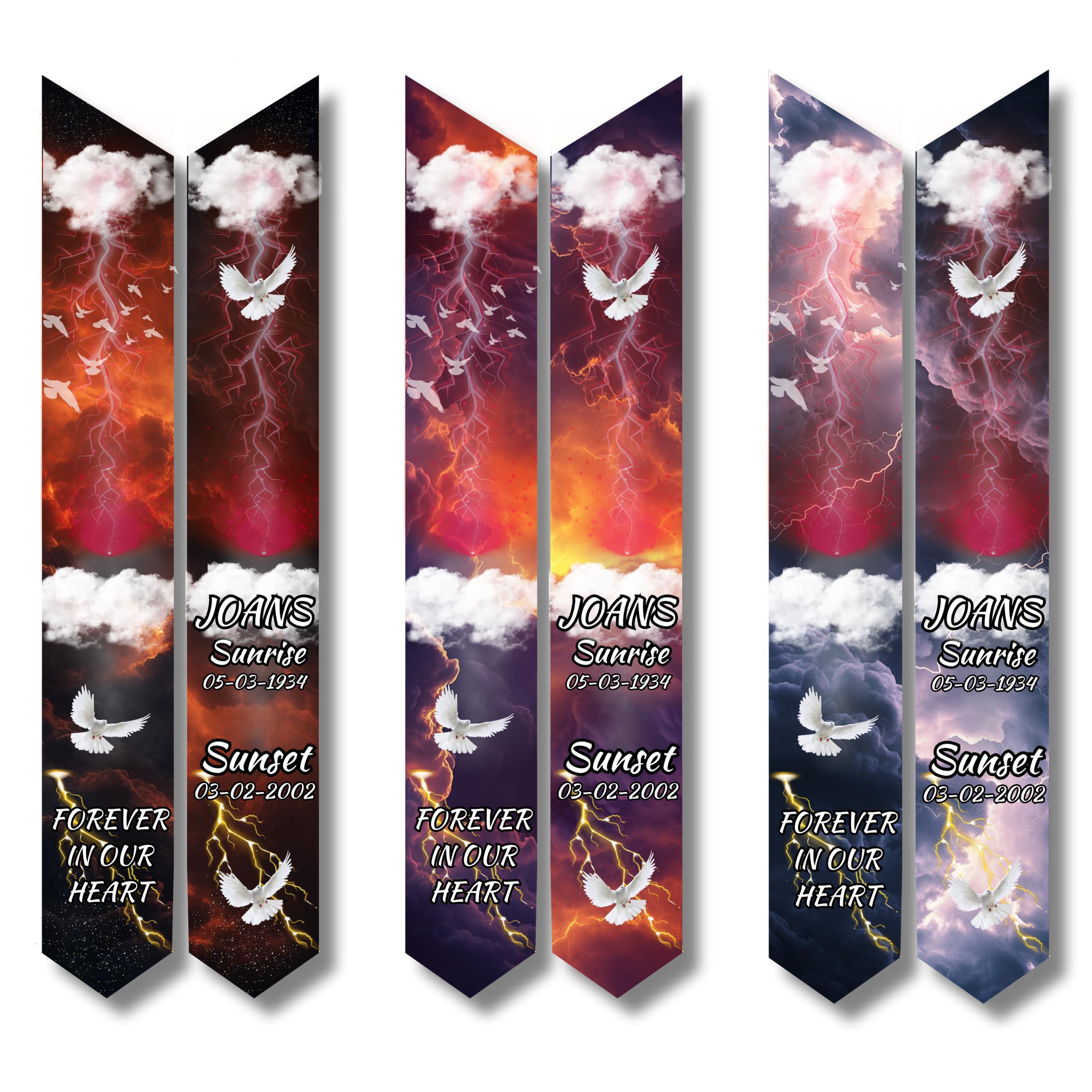 30 Memorial Stole Canva Editable Templates, In Loving Memory Templates, Memorial Canva Template, Funeral & Celebration, Digital Download - Editable Memorial Canva Template