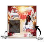 10 Memorial Red Lighter Canva Editable Template, In Loving Memory Template, RIP Lighter Label, Memorial Funeral Keeksake, Digital Download - Editable Memorial Canva Template