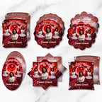 06 Red In Loving Memory Paddle Fan Canva Editable Template, Memorial Fan, Celebration of Life Paddle Fan, In Loving Memory Handheld Tribute - Editable Memorial Canva Template
