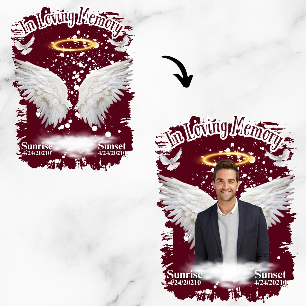 20 In Loving Memory T Shirt Canva Editable Templates, In Loving Memory Templates, Memorial Canva Template, Funeral & Celebration of Life - Editable Memorial Canva Template