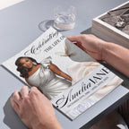 08 Pages White Funeral Program Template, Bi-Fold Funeral Program, Obituary Celebration Of Life Program, Digital Download - Editable Memorial Canva Template